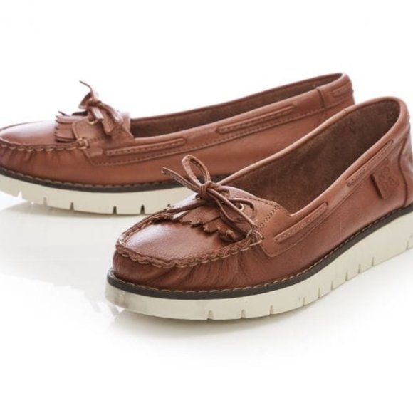 Moda In Pelle Esmee Tan Leather Size 39 - Picture 2 of 11